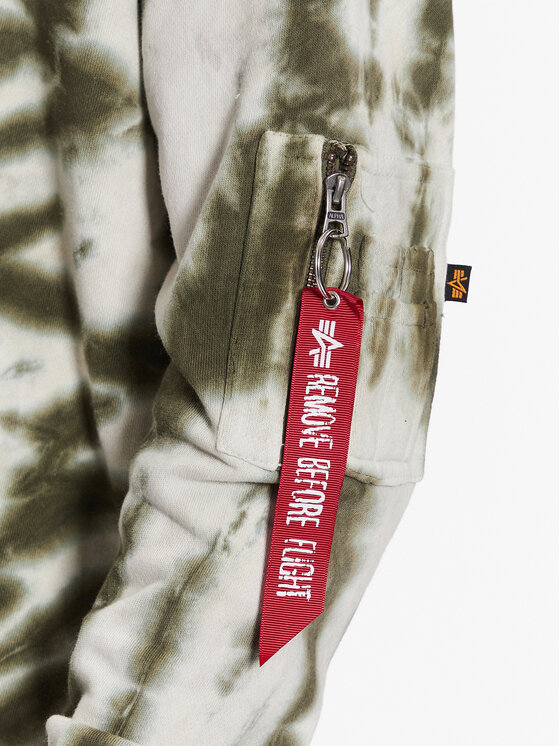 Alpha Industries Alpha Industries Bluza Tie Dye 106335 Kolorowy Regular Fit