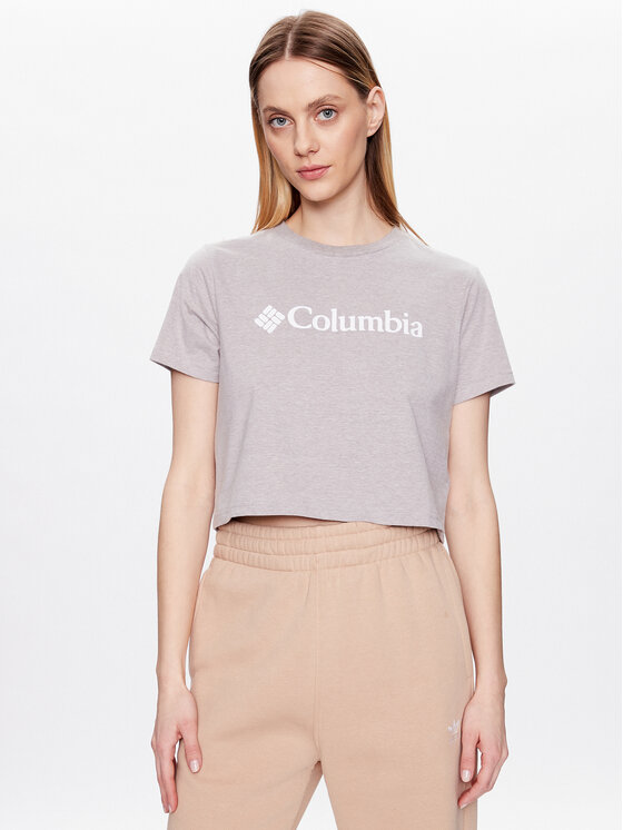 Columbia T-krekls North Casades 1930051 Pelēks Cropped Fit