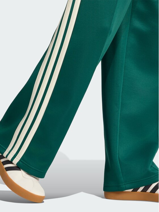 adidas adidas Spodnie materiałowe 165294 Zielony Loose Fit
