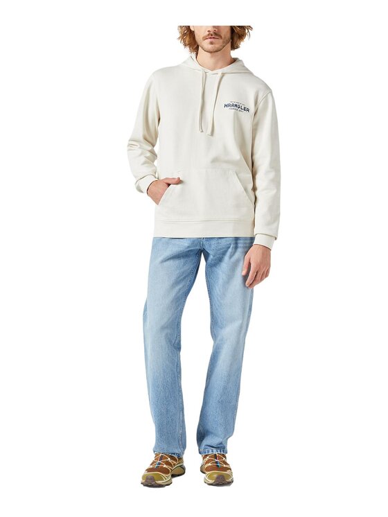 Wrangler Wrangler Bluza 112350541 Écru Relaxed Fit