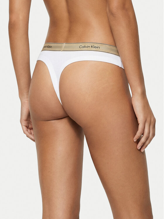 Calvin Klein Underwear Calvin Klein Underwear Stringi LV00QF8771 Gaiši zils
