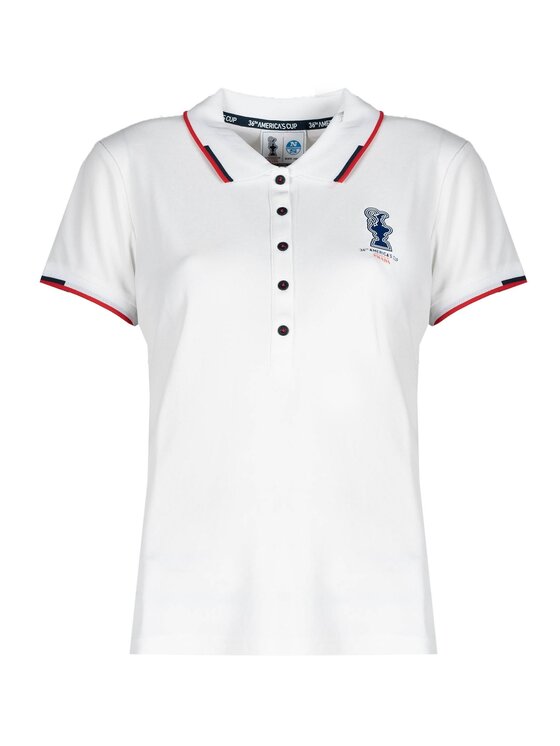 North Sails North Sails Polokošile 45 2502 000 | Auroa Polo S/S Bílá Regular Fit
