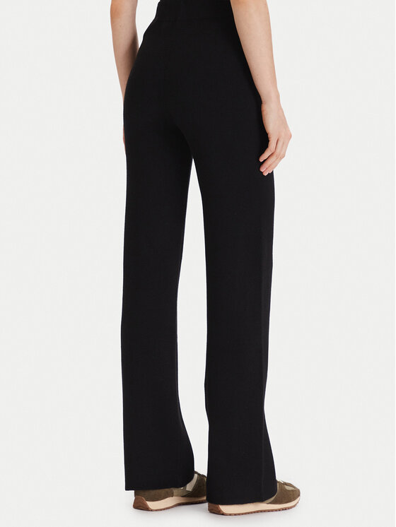 Vero Moda Vero Moda Πλεκτό παντελόνι Gold Art 10332174 Μαύρο Loose Fit