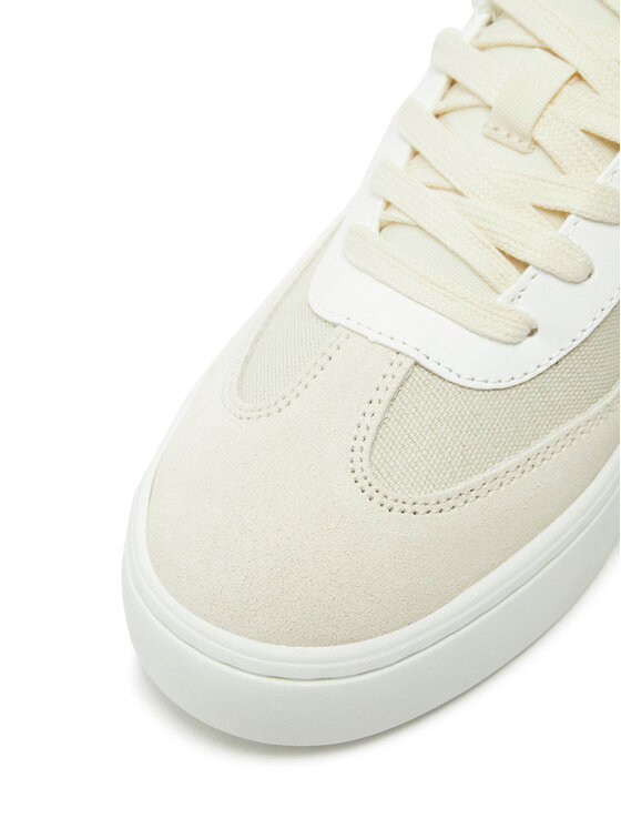 Calvin Klein Jeans Calvin Klein Jeans Laisvalaikio batai Classic Cupsole Low Mix Mg Wn YW0YW01636 Écru