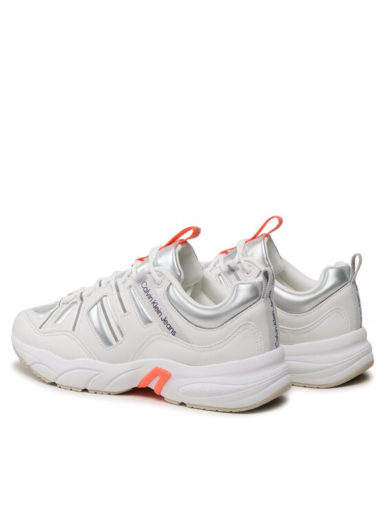Calvin Klein Jeans Calvin Klein Jeans Αθλητικά Retro Tennis Laceup YM0YM00699 Λευκό