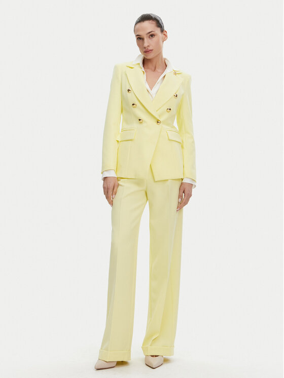Maryley Maryley Giacca da abito 25EB139/43LL Giallo Regular Fit