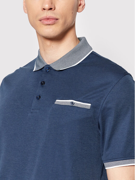 Polo 8151 15091 Blu scuro Regular Fit