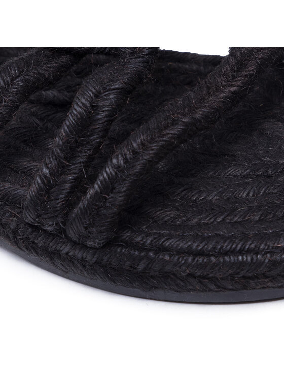 Manebi Manebi Espadrilles Rope Sandals F 7.6 Y0 Schwarz
