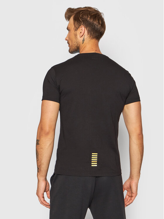 EA7 Emporio Armani EA7 Emporio Armani T-Shirt 8NPT51 PJM9Z 0208 Czarny Regular Fit