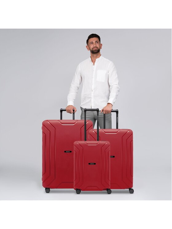 Redolz Redolz Komplet walizek 296282 Czerwony