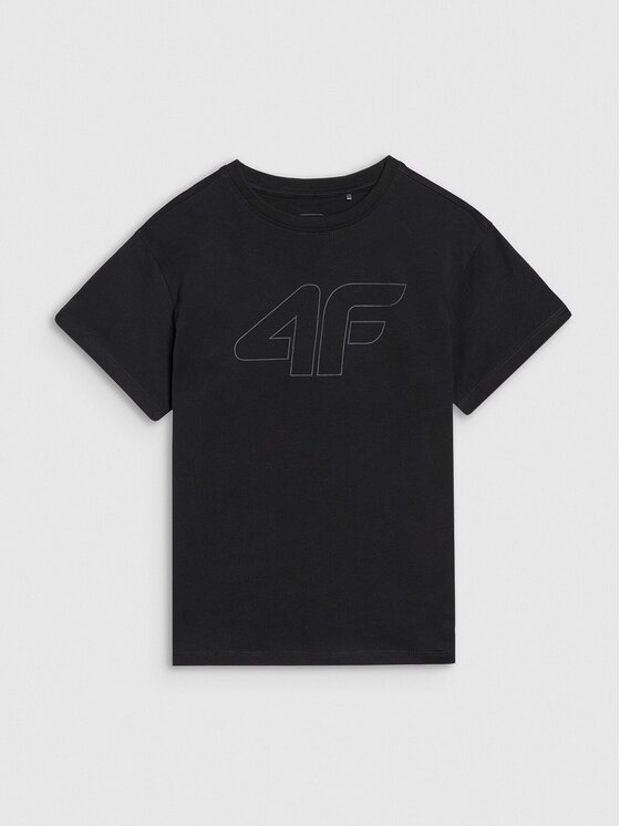 4F 4F T-Shirt 4FJWMM00TTSHM2331-20S Černá Oversize
