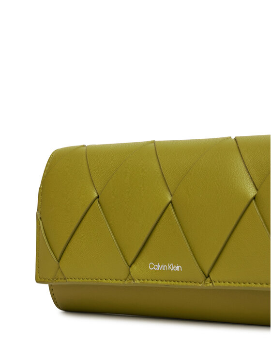 Calvin Klein Calvin Klein Handtasche Ck Woven Convertible Wallet Bag K60K612970 Grün