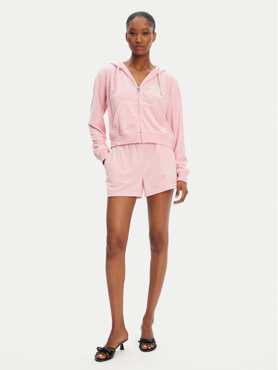 Juicy Couture Juicy Couture Džemperis ar kapuci Nala JCWAS125321 Rozā Oversize