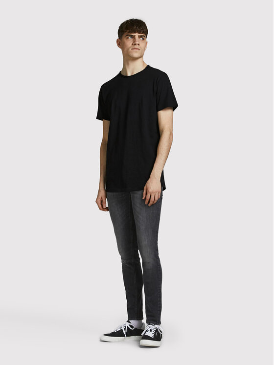Jack&Jones Jack&Jones Tričko Basher 12182498 Čierna Regular Fit