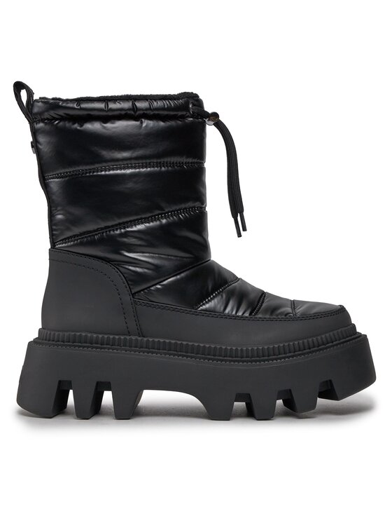 Buffalo Členková obuv Flora Puffer Boot 1622359 Čierna