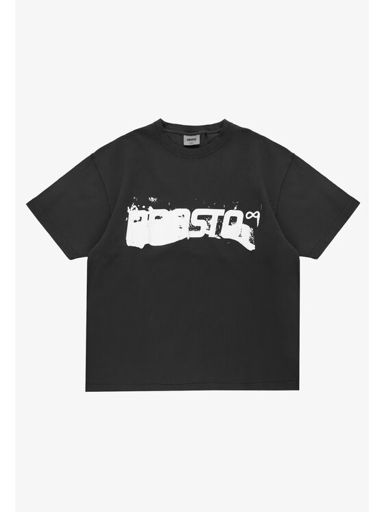 PROSTO. PROSTO. T-Shirt Splash Czarny Regular Fit