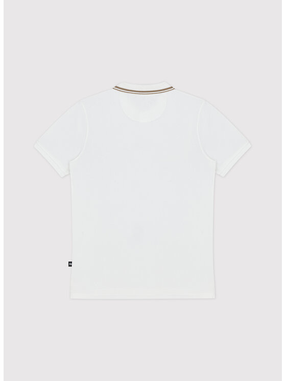 Pako Lorente Pako Lorente Polo P26WF-TX-004 Biały Regular Fit