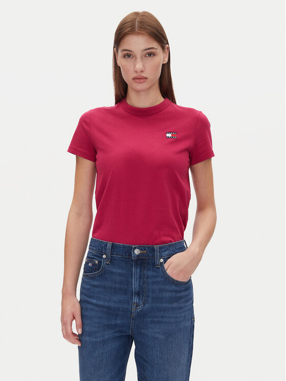 Tommy Jeans Tommy Jeans T-shirt Tjw Reg Badge Tee DW0DW20153 Ružičasta Regular Fit