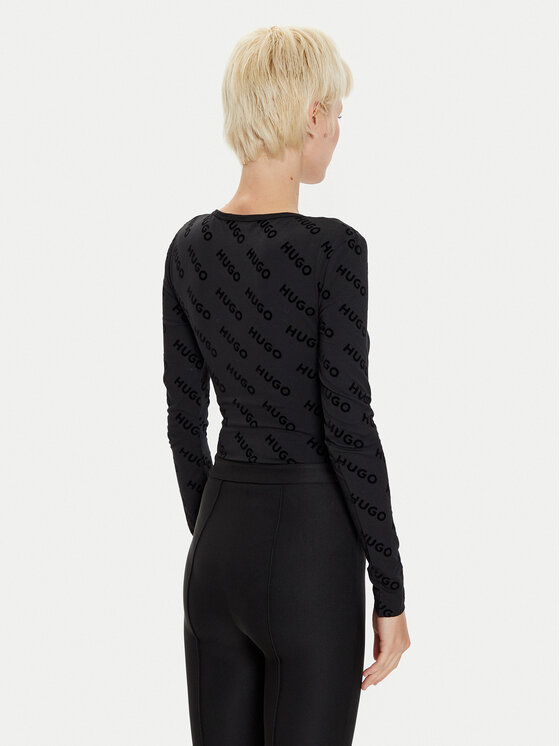HUGO Hugo Glaustinukė 50523412 Juoda Slim Fit