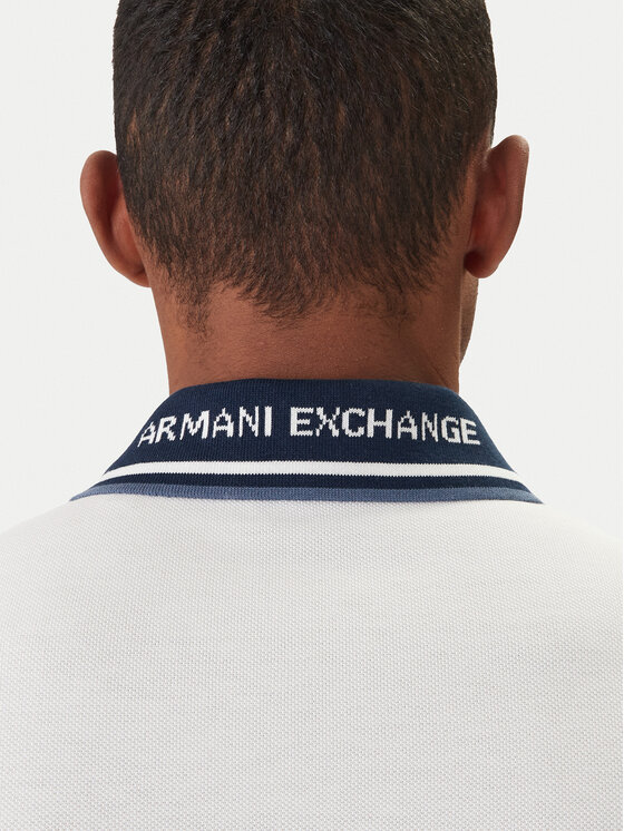 Armani Exchange Armani Exchange Polo XM002350 AF10366 U0009 Biały Regular Fit
