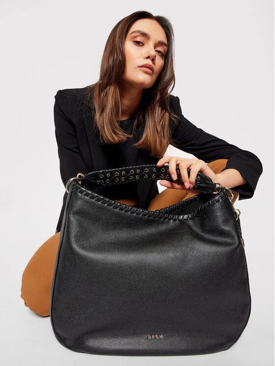 DKNY Дамска чанта Winnie Hobo R02CUI95 Черен Modivo.bg
