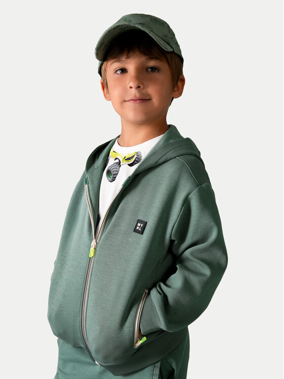 Mayoral Mayoral Pulóver 3442 Zöld Regular Fit