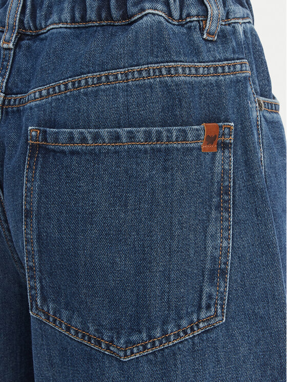 Weekend Max Mara Weekend Max Mara Jeans hlače Vortice 2615181011 Mornarsko modra Wide Leg