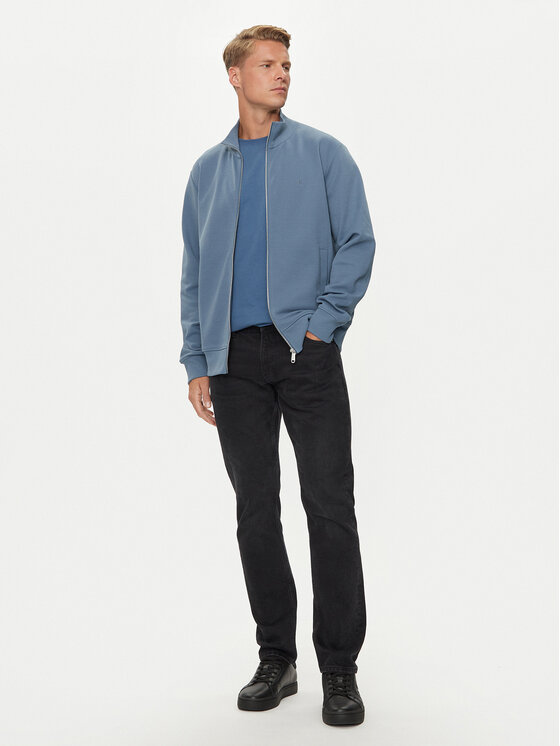 Calvin Klein Jeans Calvin Klein Jeans Majica dugih rukava Textured J30J326620 Plava Regular Fit