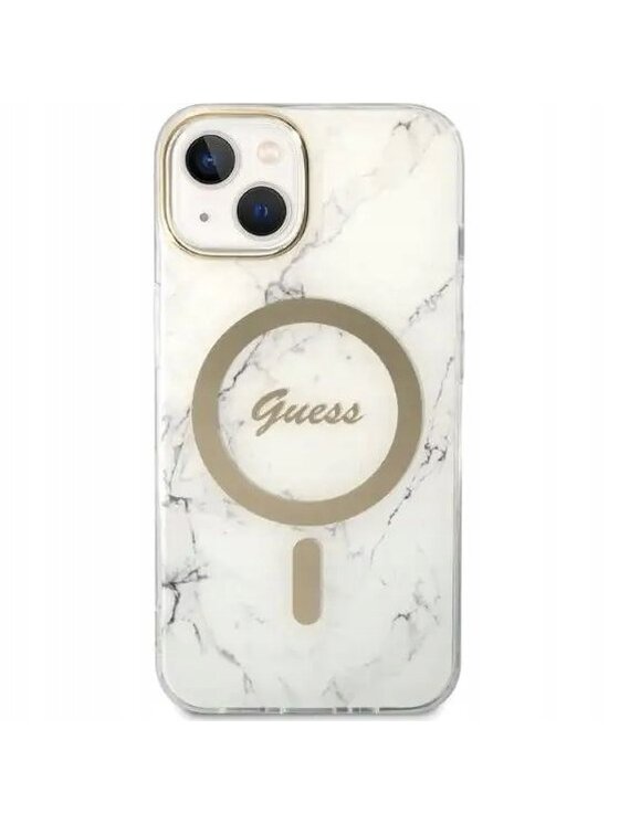 Guess Guess Etui na telefon Guess Marble Biały