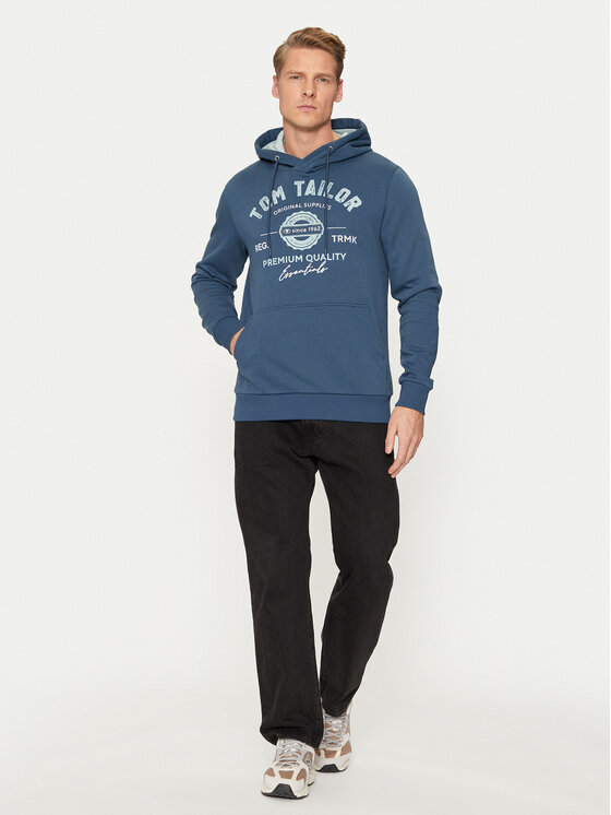 Tom Tailor Tom Tailor Pulóver 1043292 Sötétkék Regular Fit
