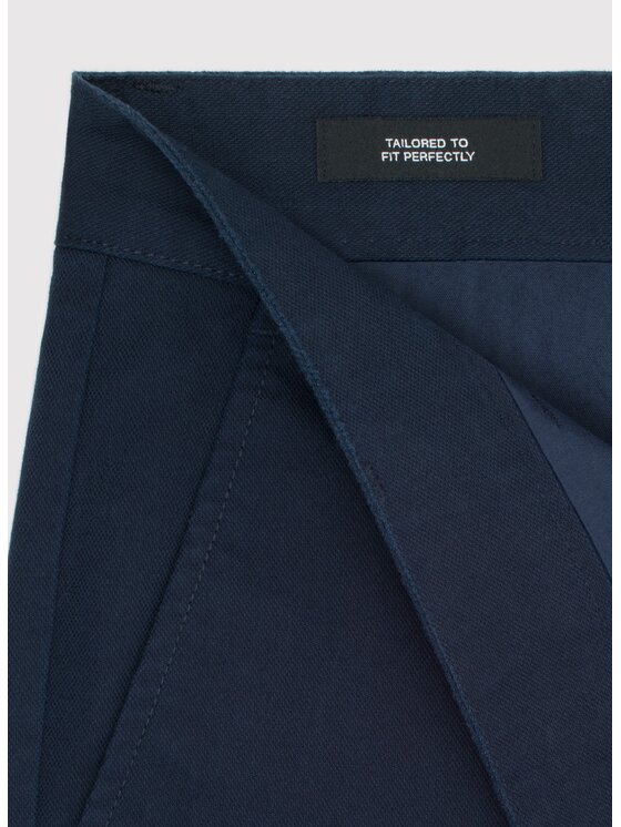 Pako Lorente Pako Lorente Spodnie materiałowe P26SF-WX-005 Granatowy Classic Fit