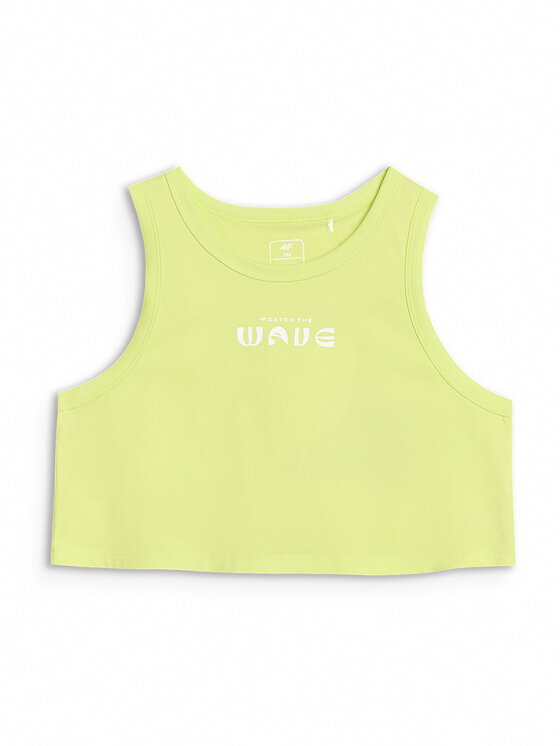 4F 4F Tank top SWELLS OF THE OCEAN Zielony Oversize