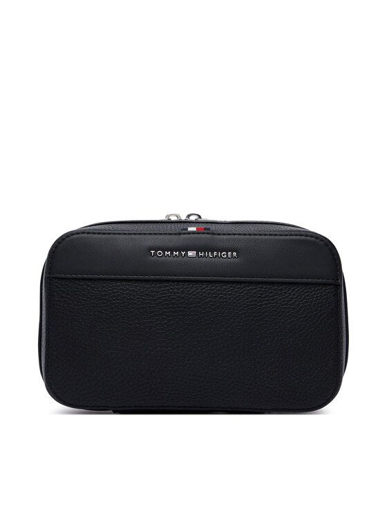 Tommy Hilfiger Geantă pentru cosmetice Th Central Washbag AM0AM14824 Negru