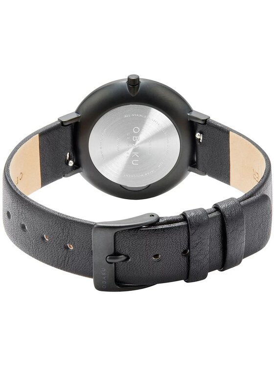 Obaku Obaku Zegarek V283LXBBRB Czarny