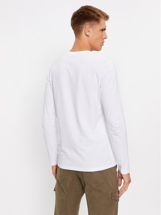 Guess Guess Hosszú ujjú M3BI14 I3Z14 Fehér Slim Fit