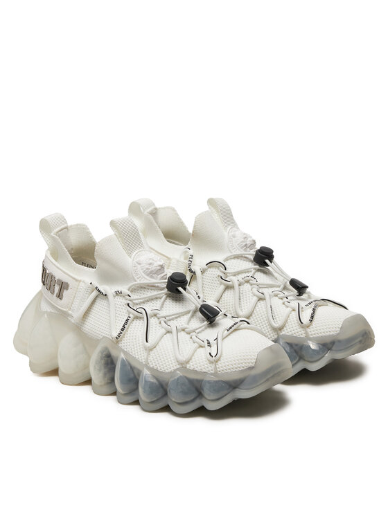 Plein Sport Plein Sport Sneakersy The Bubble Gen.X.02 Tiger PACS USC0432 STE003N Bílá