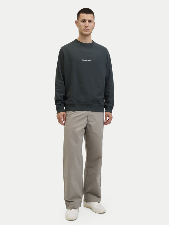 Jack&Jones Jack&Jones Majica dugih rukava Norrebro 12282893 Siva Relaxed Fit