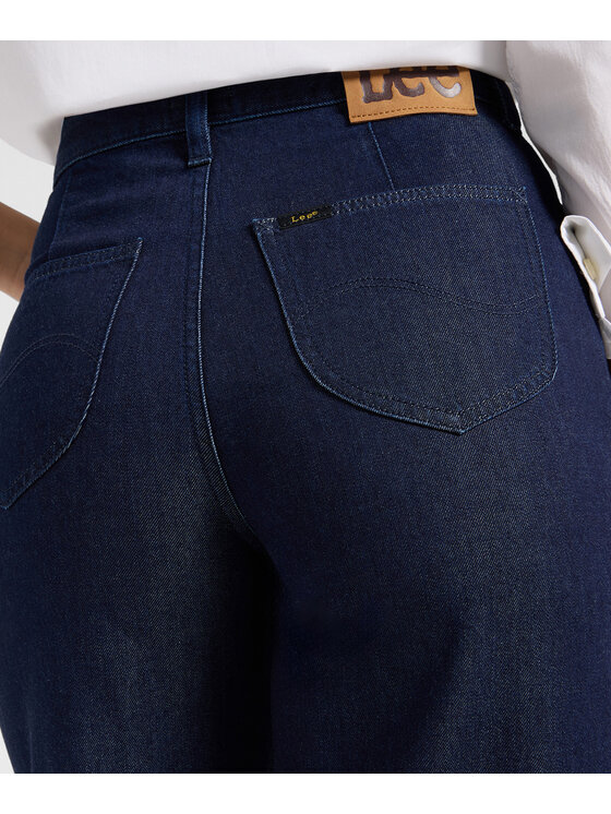 Lee Lee Jeansy 112370894 Granatowy Relaxed Fit