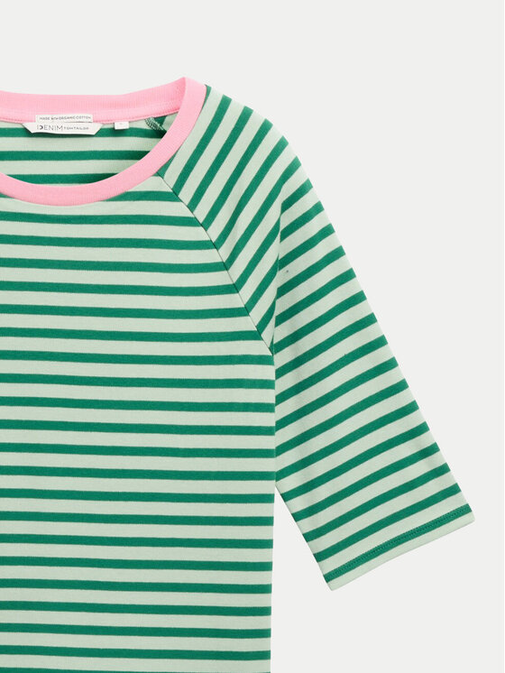 Tom Tailor Denim Tom Tailor Denim Tricou 1045410 Verde Regular Fit