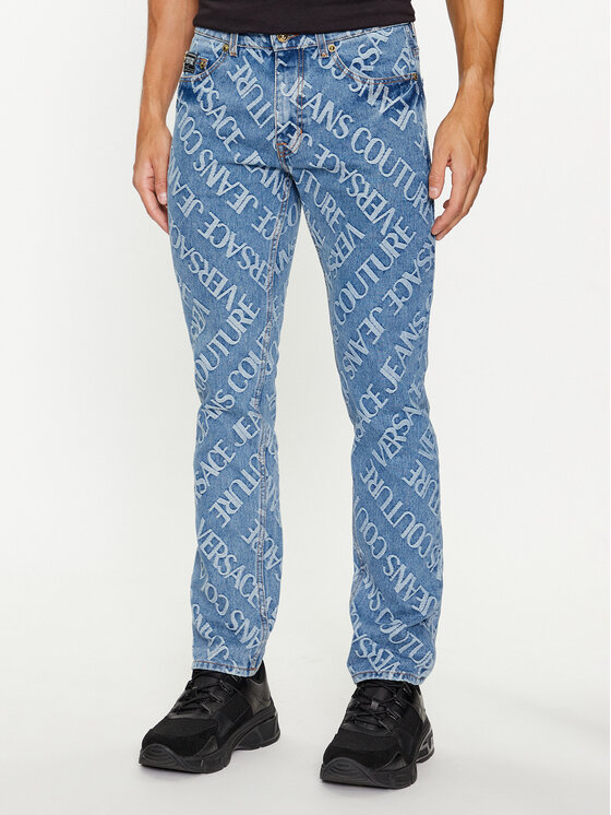 Versace Jeans Couture Versace Jeans Couture Jeans hlače 75GAB5S0 Modra Slim Fit