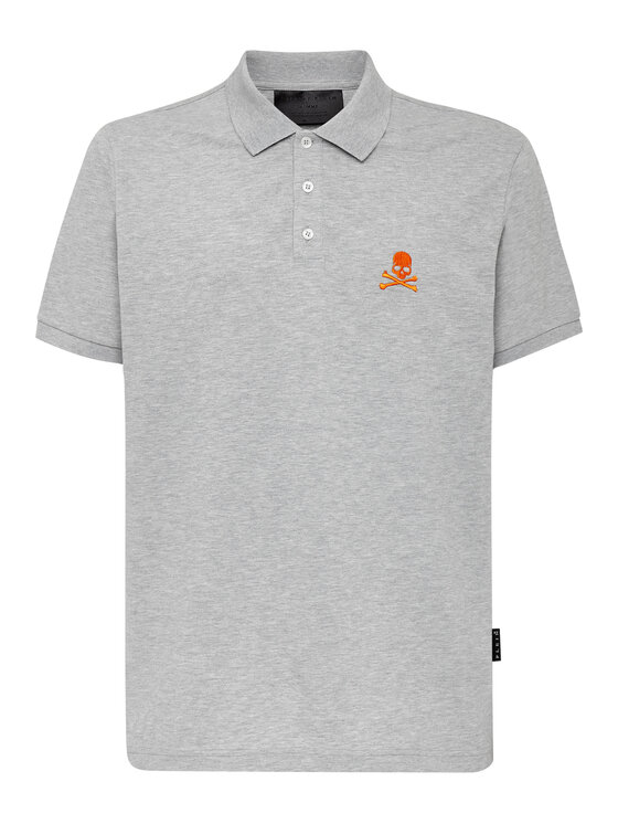 PHILIPP PLEIN PHILIPP PLEIN Polo 14091 Beżowy Slim Fit