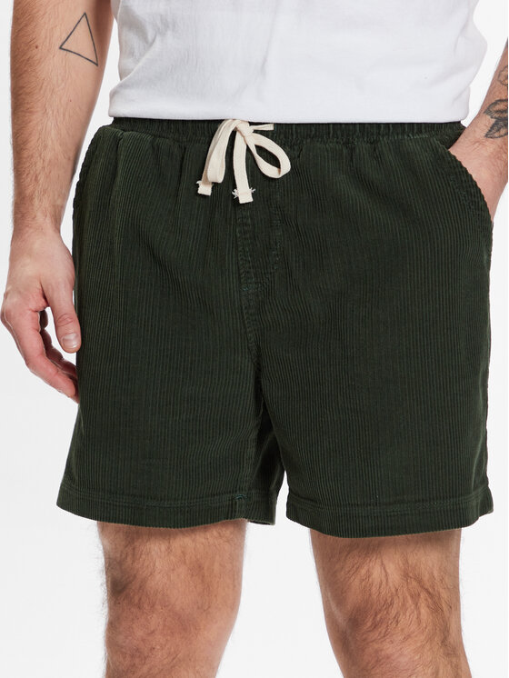 BDG Urban Outfitters Kratke hlače iz tkanine 76521574 Zelena Straight Leg