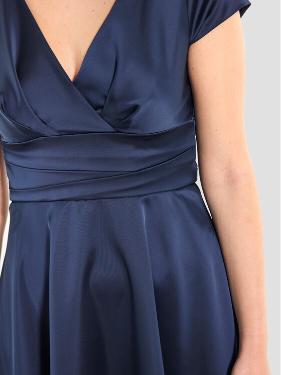 Swing Swing Sukienka koktajlowa 5AE05200 Granatowy Regular Fit