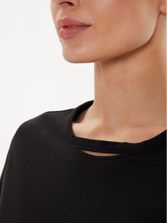 Elisabetta Franchi Elisabetta Franchi T-Shirt MA-009-46E2 Μαύρο Regular Fit