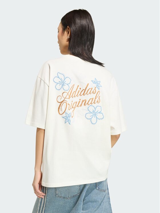 adidas adidas T-Shirt 165326 Biały Oversize