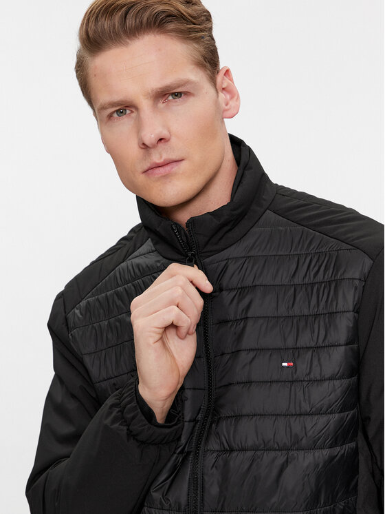 Tommy Hilfiger Tommy Hilfiger Prijelazna jakna MW0MW33957 Crna Regular Fit