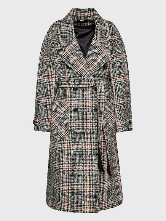 Salsa Salsa Демісезонний плащ 126444 Сірий Loose Fit