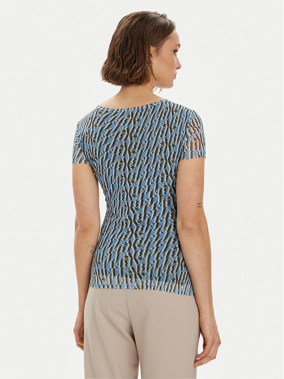 Marella Marella T-shirt Zulia 2413971014 Plava Regular Fit