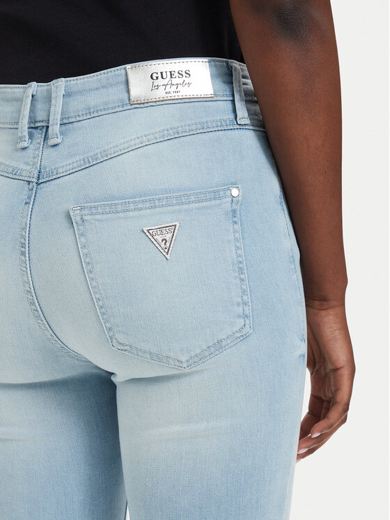 Guess Guess Džinsi W6GA46 D0688 Zils Skinny Fit