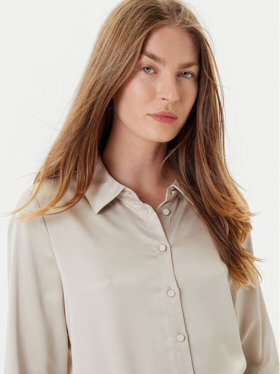 Vero Moda Vero Moda Košile Merle 10334598 Béžová Regular Fit